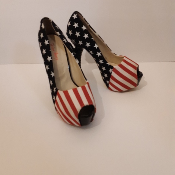 💀Spine💀 heel peep-toe platforms - Picture 3 of 8